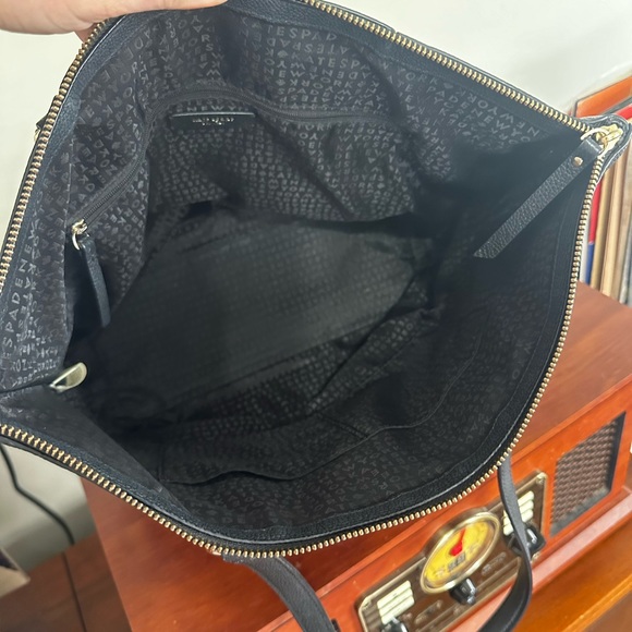 KATE SPADE | black pebble leather tote GUC! RETIRED! - Picture 9 of 11